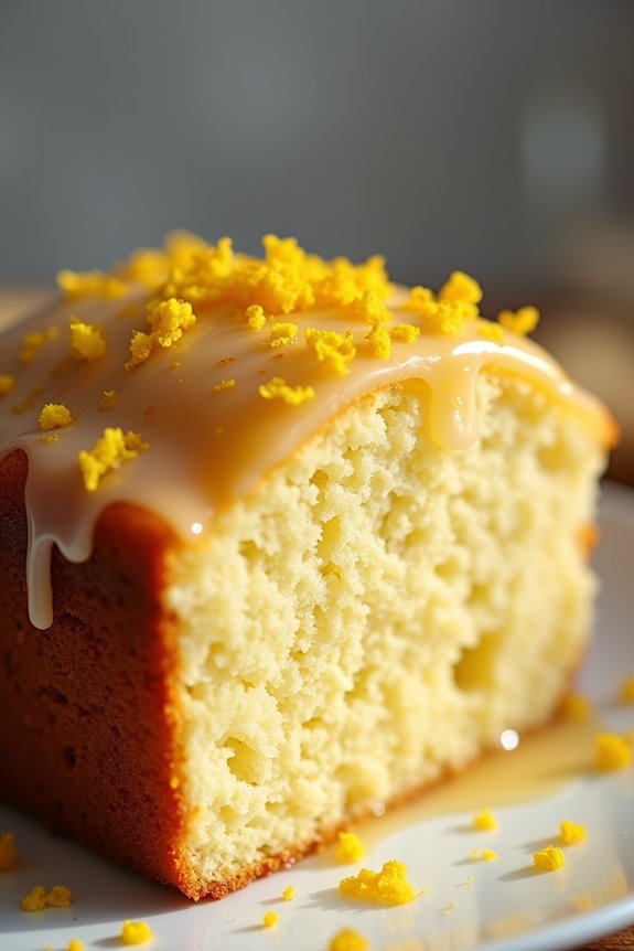 zesty moist lemon cake